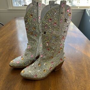 Embellished Rhinestone Cowboy Boots